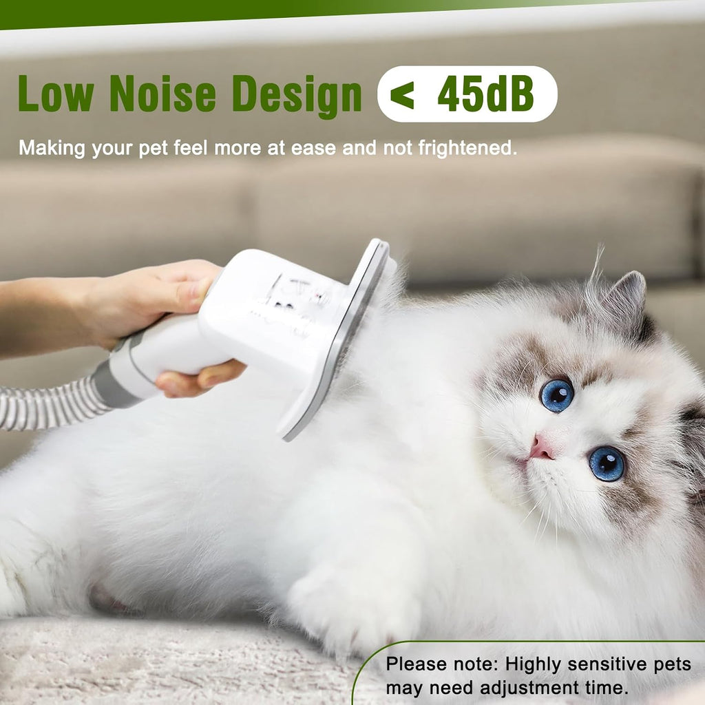 Low noise electric clippers and nail grinder attachment close up view