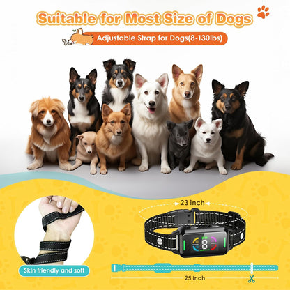 Side profile of Dinjoo smart dog bark collar