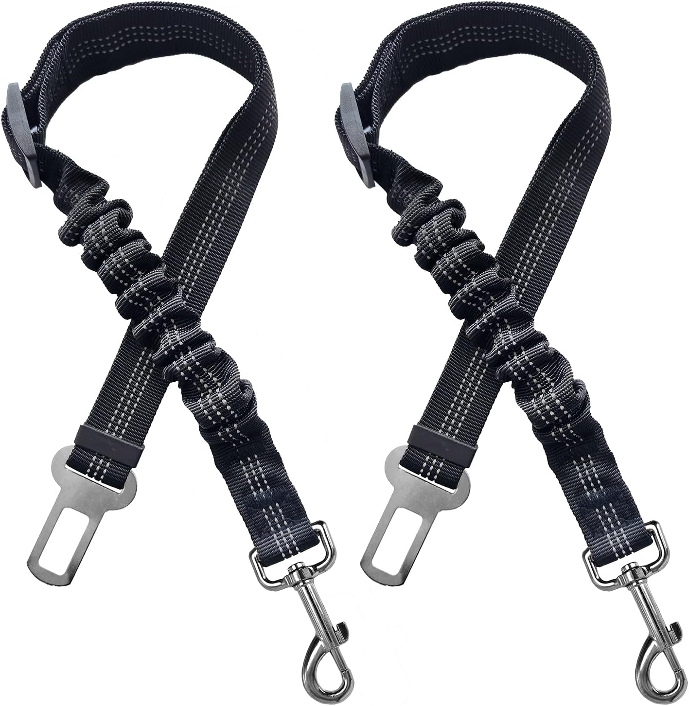 Yiaizhuo adjustable pet car seat belt front view
