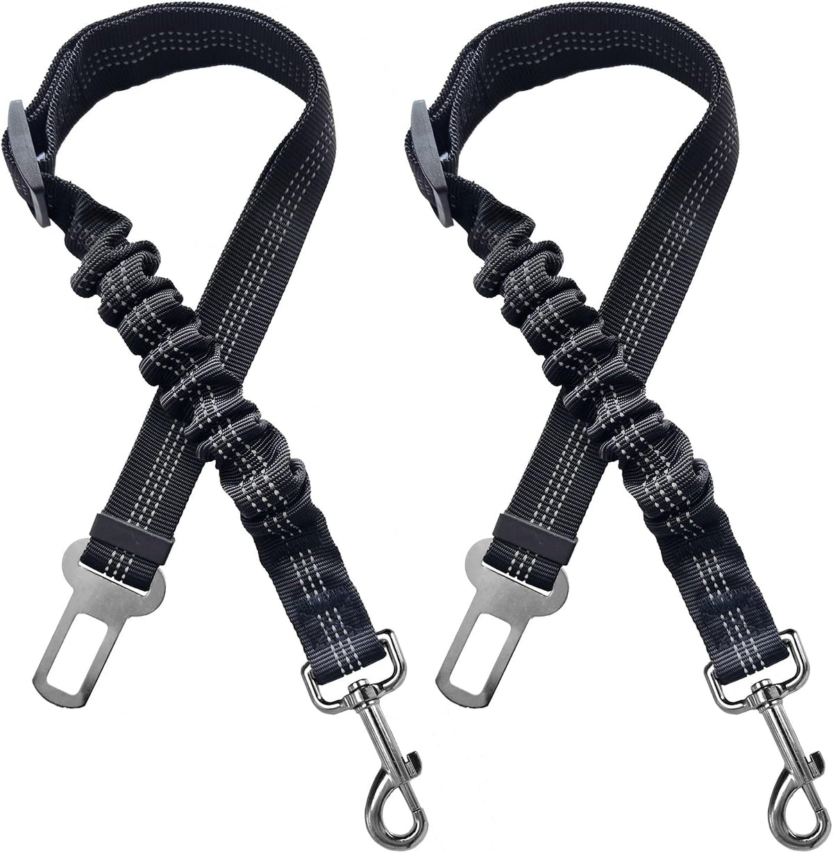 Yiaizhuo adjustable pet car seat belt front view