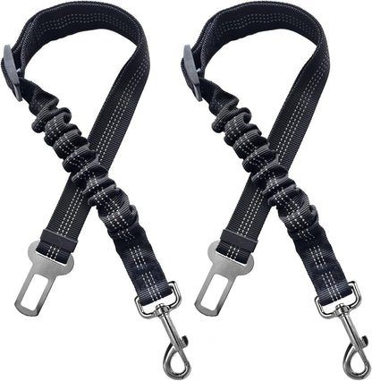 Yiaizhuo adjustable pet car seat belt front view