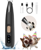 FURBONA Upgraded Dog Paw Trimmer with LED Light, 18 mm Widen Blade, 35 dB Low Noise, LED Display, Fully Waterproof, Rechargeable Clipper for Dogs Cats Trimming Paws, Eyes, Ears, Face, and Rump - Image 10