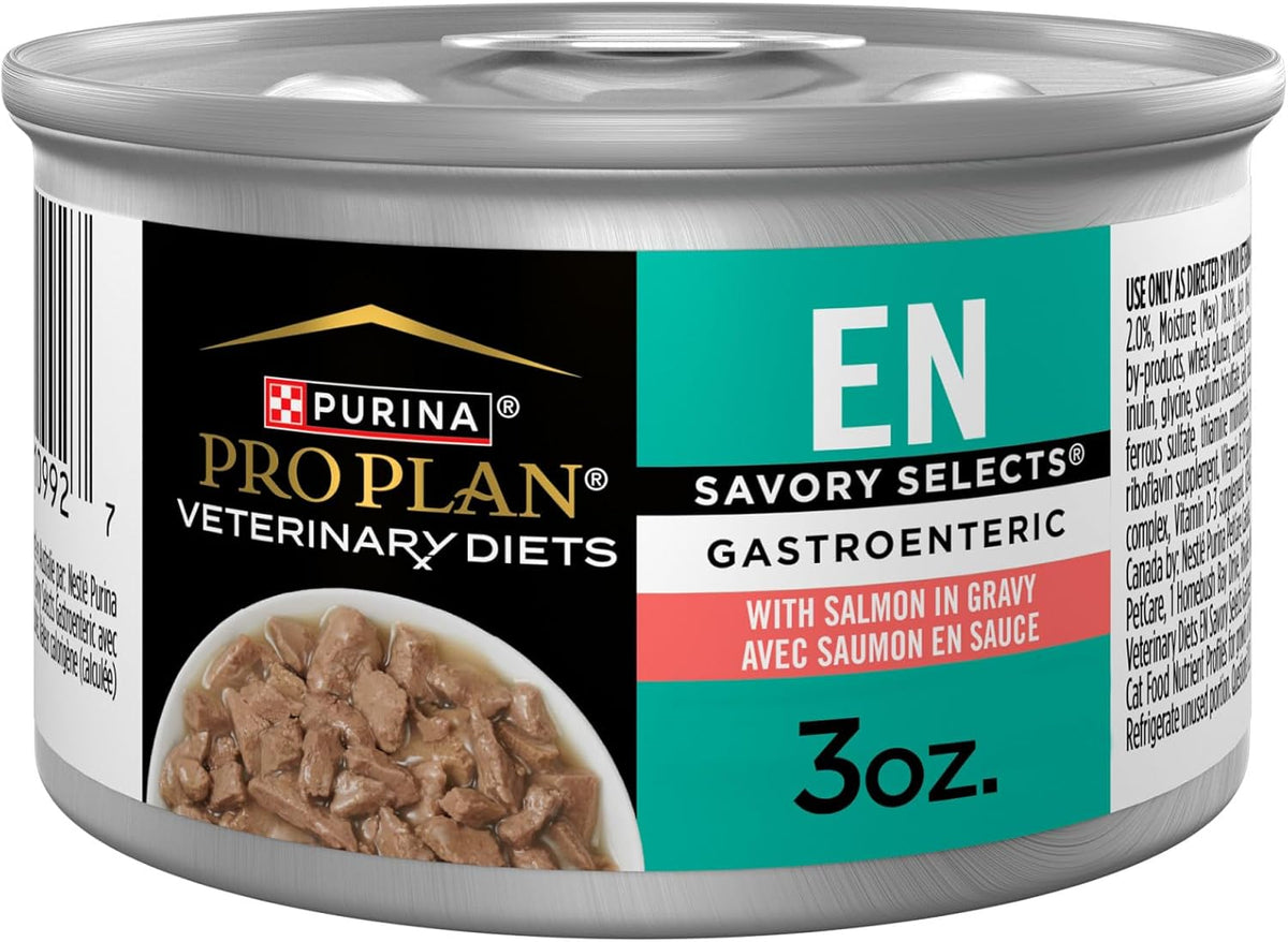 Purina Pro Plan Veterinary Diets EN Gastroenteric Feline Formula Savory Selects in Sauce Variety Pack Wet Cat Food - (Pack of 24) 5.5 oz. Cans - Image 15