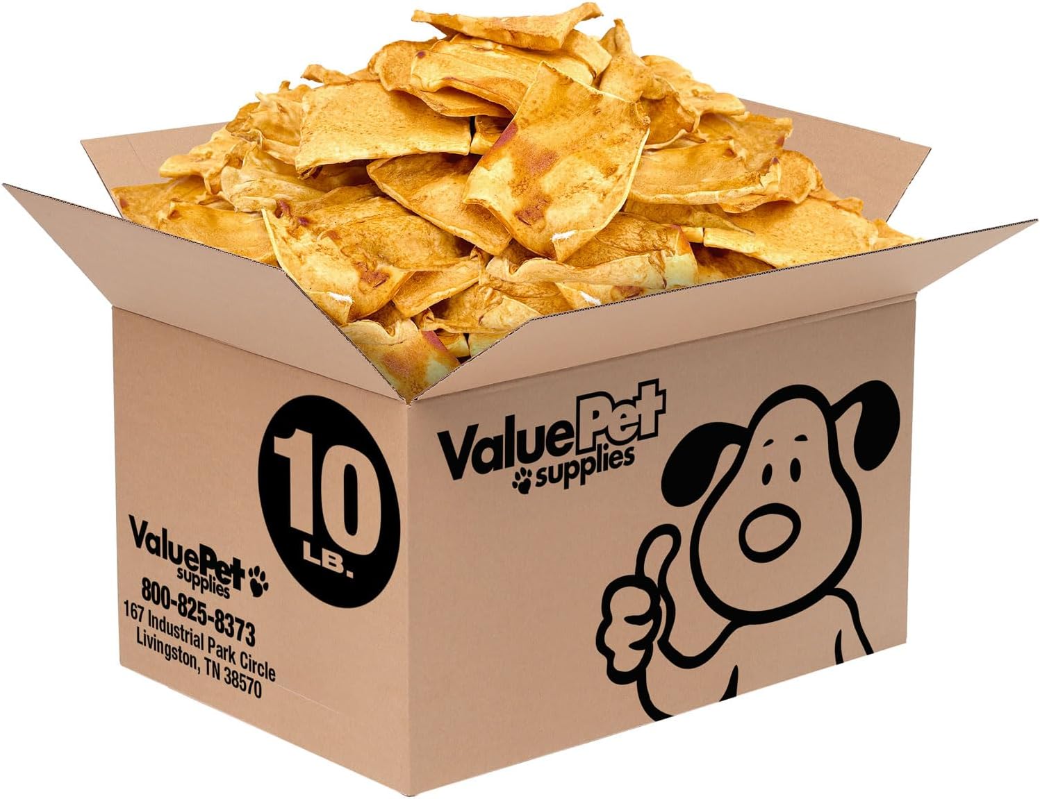 ValueBull USA Rawhide Chips, Chicken Infused, 20 Pound Bulk Pack - Natural & Safe, USA Beef Hide, Long Lasting, Chemical Free, No Artificial Flavors - Image 12