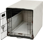 Jax & Bones Dog Crate Cover & Dog Crate Pad Set - Includes Crate Bed, Kennel Cover, & Soft Liner That Acts Like a Bumper - Small Lark Graphite - Made in USA - Image 9