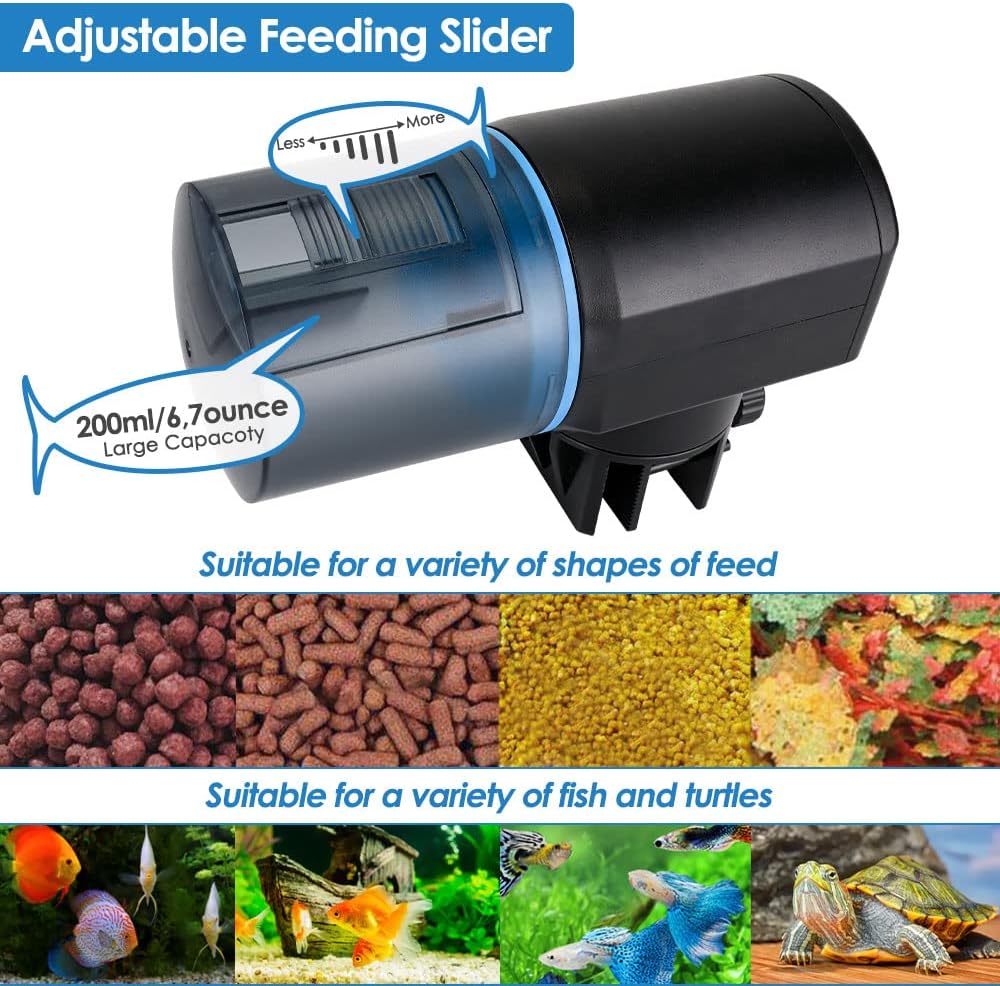 Moisture proof fish tank timer mounted with clamp on open glass tank