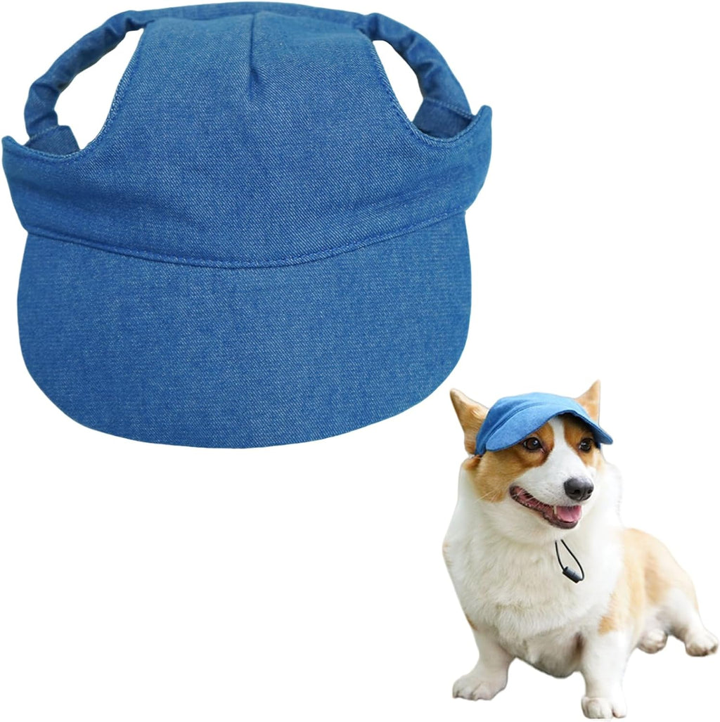 Wyewog blue dog baseball cap front view