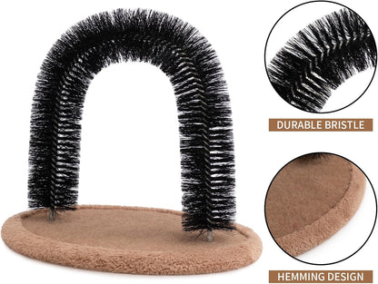 Hollypet pet hair cleaner toy showing the bottom hole area designed for catnip.