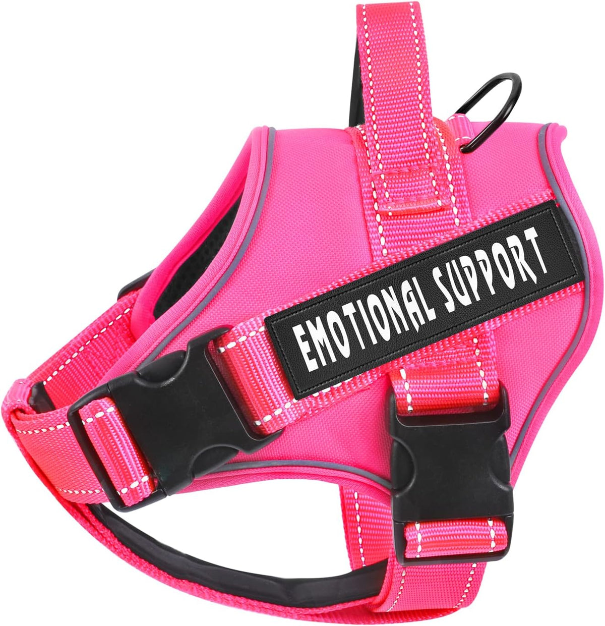 voopet Service Dog Harness, Emotional Support Pet Vest Harness, Reflective Breathable & Adjustable No Pull ESA Harness for Small Medium Large Dogs (with 4 PCS Removeable Tags),XX Small (Pack of 1) - Image 10