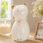 Cat Urns for Ashes, Elegant Ceramics Pets Cremation Keepsake - Image 8