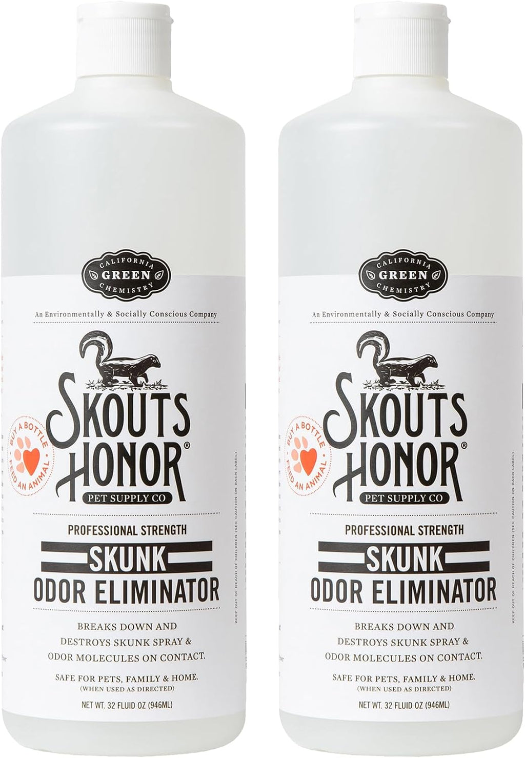 Skout's Honor Skunk Odor Eliminator for Pets, Indoor, and Outdoor Surfaces - Eliminate Skunk Spray Odor, Eco-Friendly, Cruelty-Free Solution for Pets and Surfaces, 32 oz - Image 11