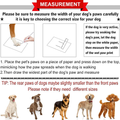 Qumy mesh dog shoes showing anti-slip sole