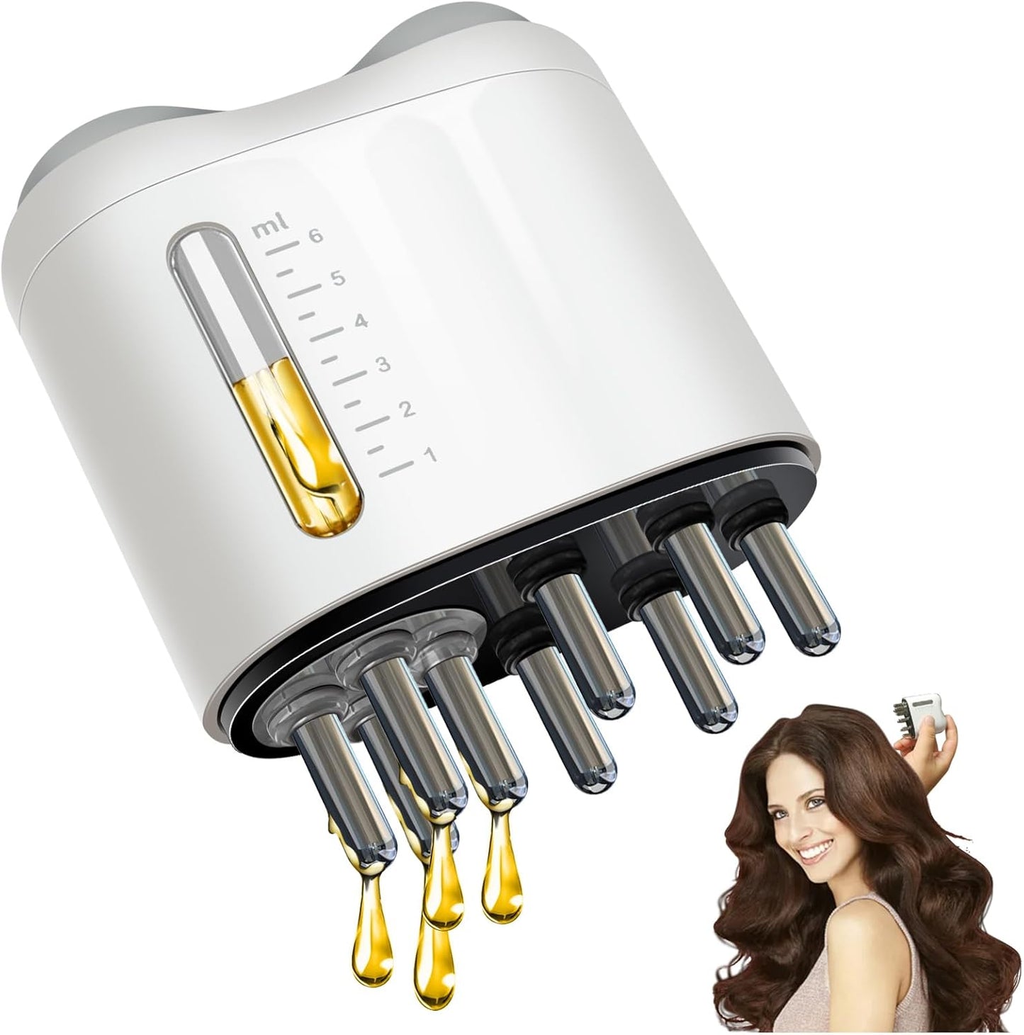 Pawfan 2 in 1 electric hair oil applicator front view