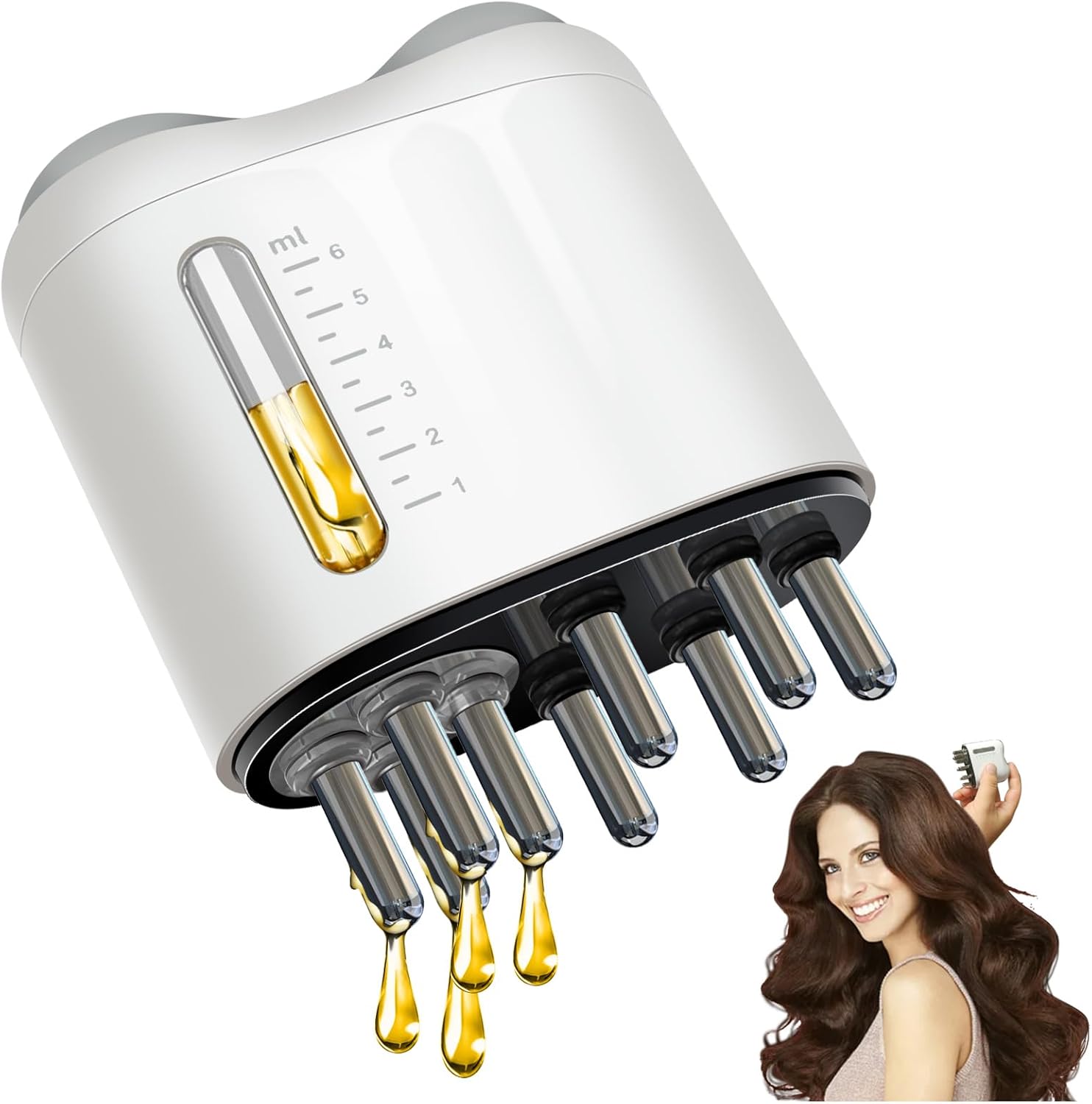 Pawfan 2 in 1 electric hair oil applicator front view
