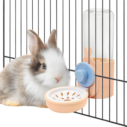 kathson Rabbit Water Dispenser for Cage 17 Oz Hanging Guinea Pig Water Bottle No Drip Gravity Automatic Bunny Water Bottle No Leak Small Animal Water Bottle for Chinchilla Ferret Hamster(Light Blue) - Image 8
