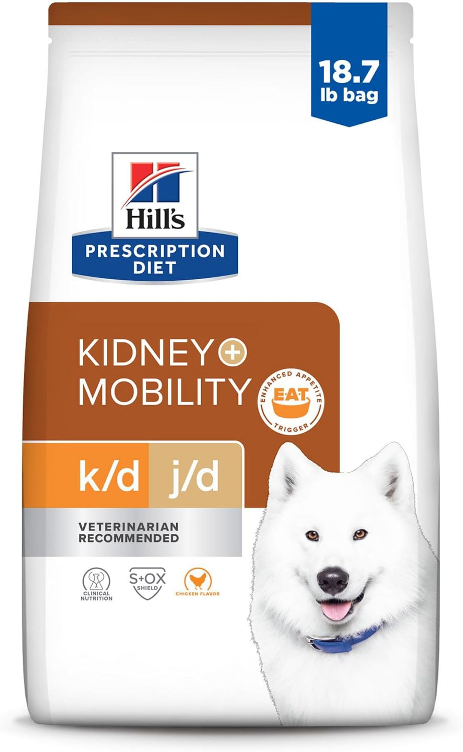 Hill's Prescription Diet k/d Kidney Care + j/d Joint Care Chicken Flavor Dry Dog Food, Veterinary Diet, 8.5 lb. Bag - Image 14