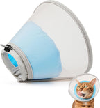 Joypig padded protective neck collar for post-surgery feline care.