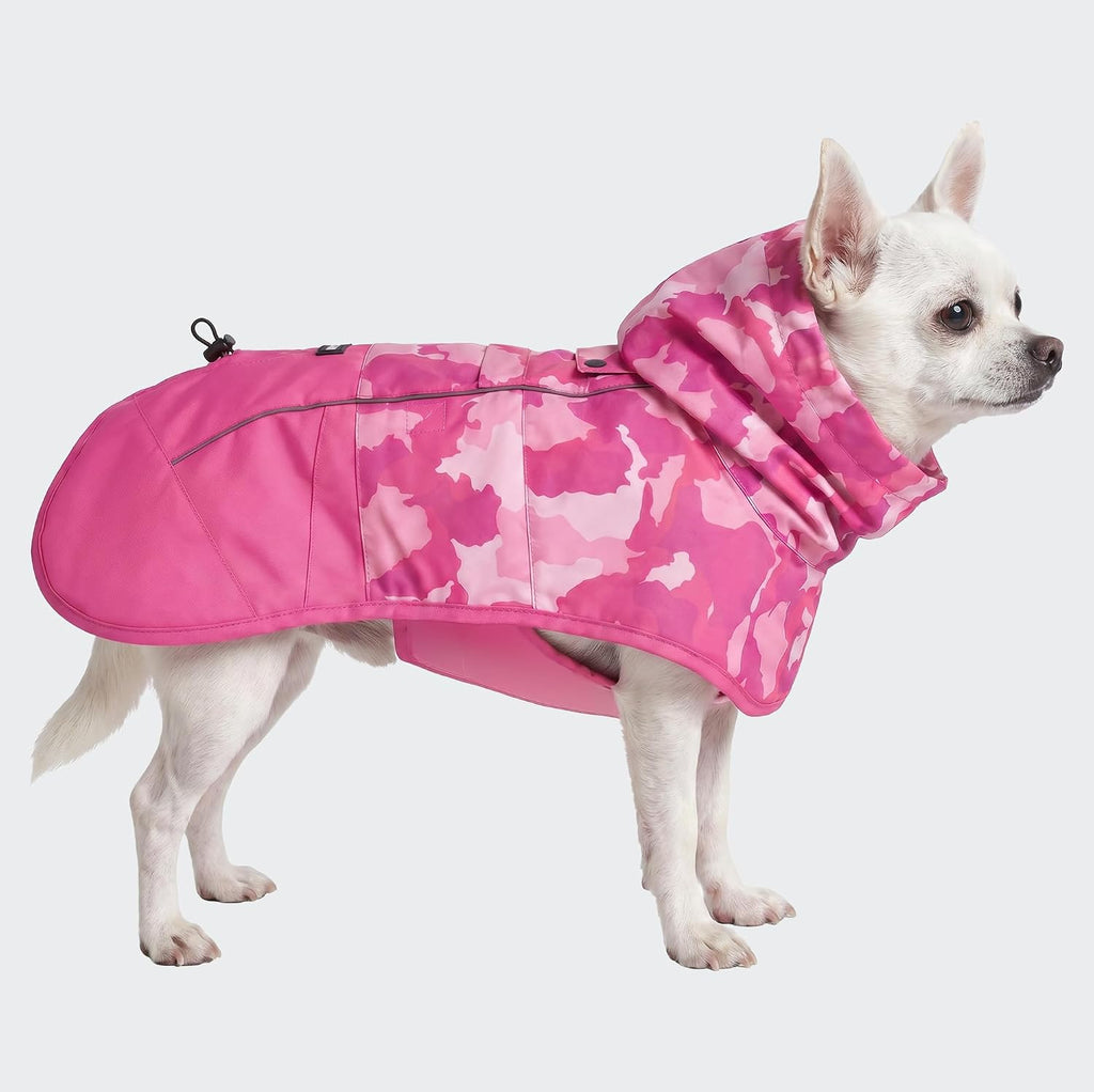 Spark Paws Dog Raincoat, Waterproof Windproof Rain Jacket, for Small Medium Large Extra Large Dogs, Reflective Breathable Full-Body Coverage Dry Suit - Mustard Yellow - 3XL - Image 10