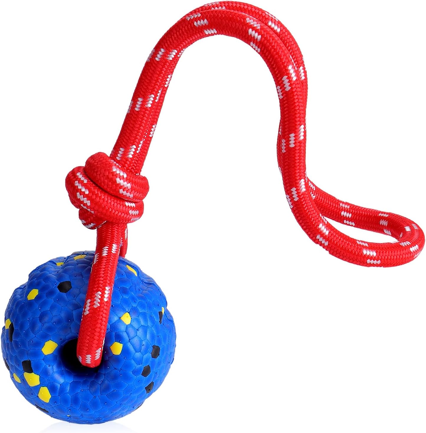 Mity rain Floating Dog Toys -E-TPU Water Pool Fetching Toy with Rope for Small Medium Large Pet, Bumper Shape Indestructible Interactive Dog Chew Toys for Summer Outdoor Training Fun (Yellow) - Image 11