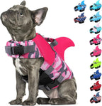 Dog Life Jacket Shark Life Vest for Dogs, Adjustable Swmming Vest with High Buoyancy, Safety Lifesaver with Rescue Handle for French Bulldog Small Medium Breeds, Blue S - Image 11