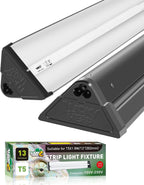 LUCKY HERP T5 Reptile Light Fixture Combo Kit 24W (New Upgrade), UVB Reptile Light Fixture with Desert UVB 10.0 22" Fluorescent Tube, UVA UVB Reptile Light for Lizard, Bearded Dragon, Tortoise - Image 10