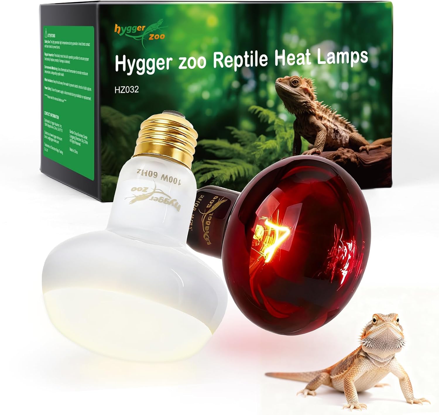 Reptile Heat Lamp, 2 Pack 100W Heat Lamp Bulbs Reptile Night Heat Bulb Basking Light for Bearded Dragon Chameleon Turtle Snake Gecko Lizard Chicken Tank Accessories, Purple - Image 14