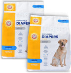 Arm & Hammer for Pets Disposable Female Dog Diapers with Odor Control and Wetness Indicator, Leak Resistant Dog Diapers for Incontinence and Heat Cycles, Size Medium 16.5-21 in Waist, 12 Count - Image 9