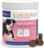 Movoflex eggshell membrane formula dog chews open bottle view