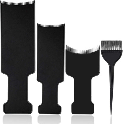 Mudder 4 piece balayage board and brush kit front view
