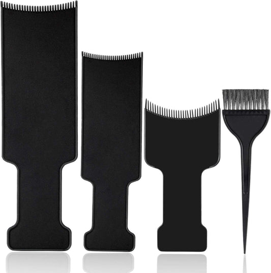 Mudder 4 piece balayage board and brush kit front view