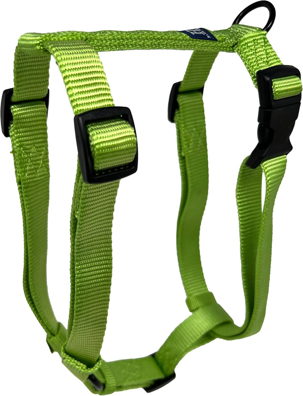 Hamilton small dog harness purple webbing close up