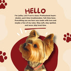 Lolita's Paws authentic USA imported dog perfume packaging details