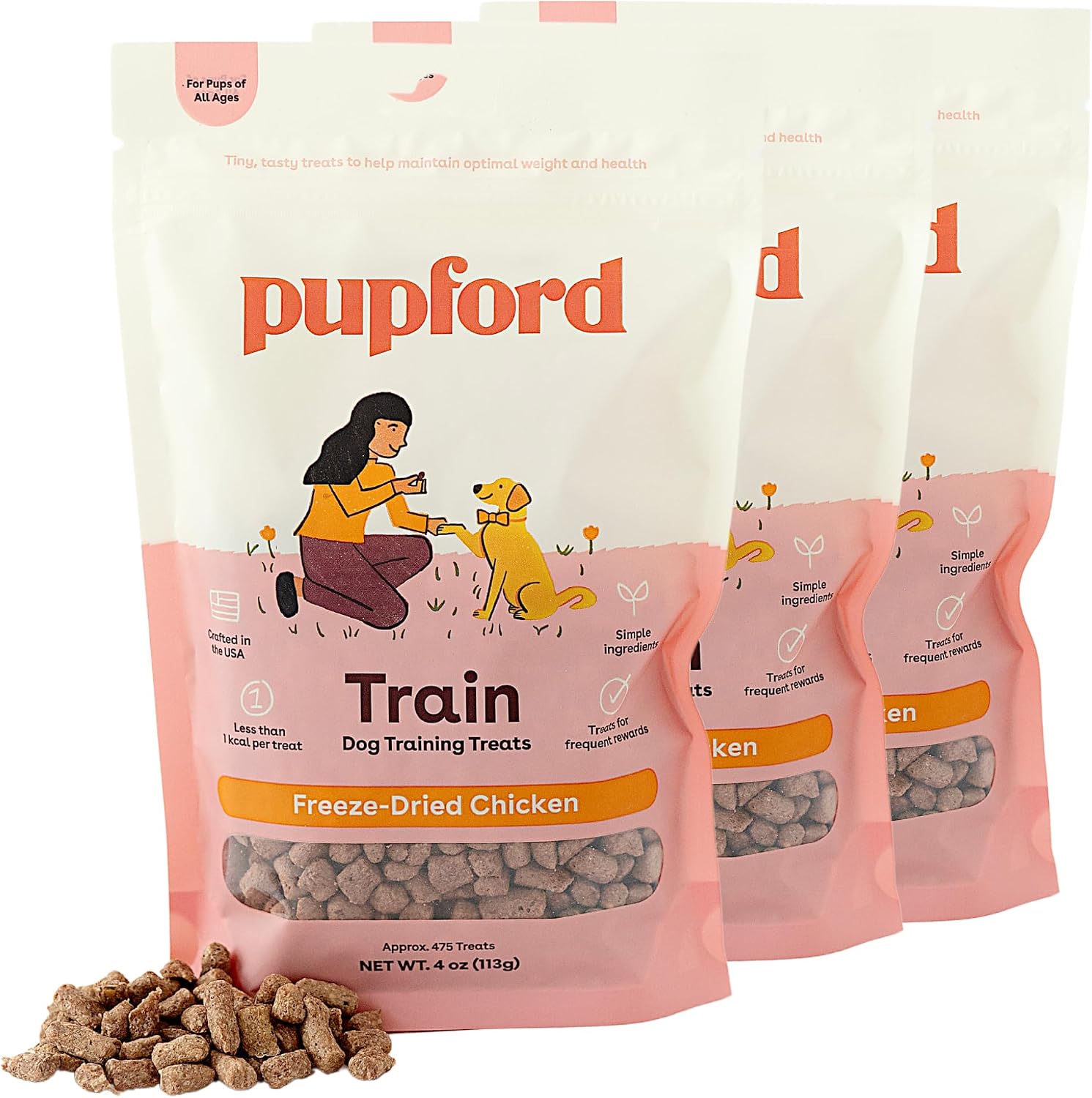 Pupford Freeze Dried Training Treats for Dogs & Puppies, 475+ Three Ingredient Bites (Beef Liver, 4 oz) - Image 12