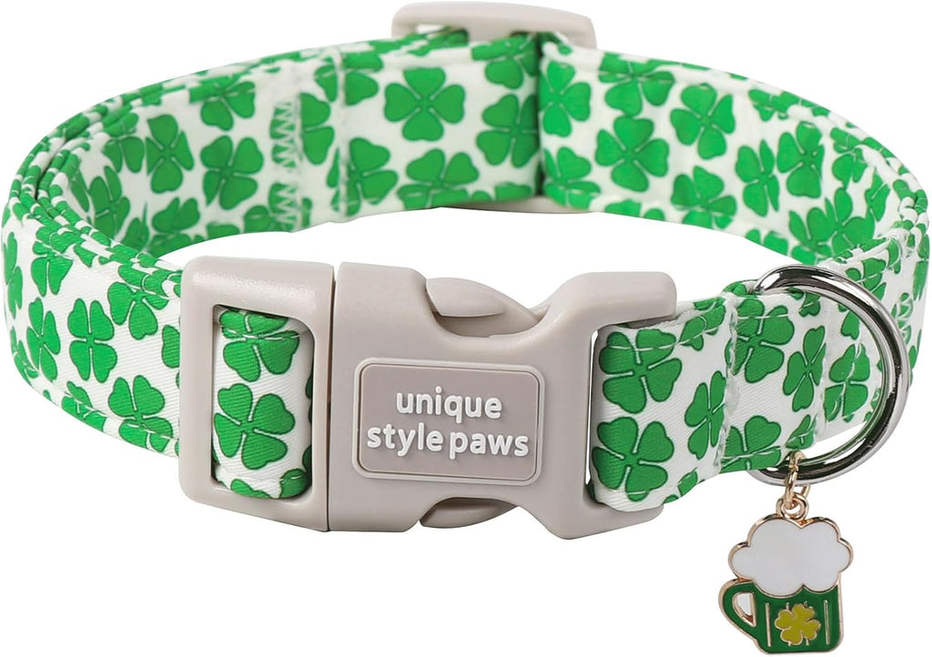 Unique Style Paws Dog Collar With Metal Buckle - Red Rose Flower Gift for Small, Medium, Large Boys Girls Dogs - Durable and Cute - Image 9