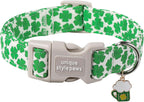 Unique Style Paws Dog Collar With Metal Buckle - Red Rose Flower Gift for Small, Medium, Large Boys Girls Dogs - Durable and Cute - Image 9
