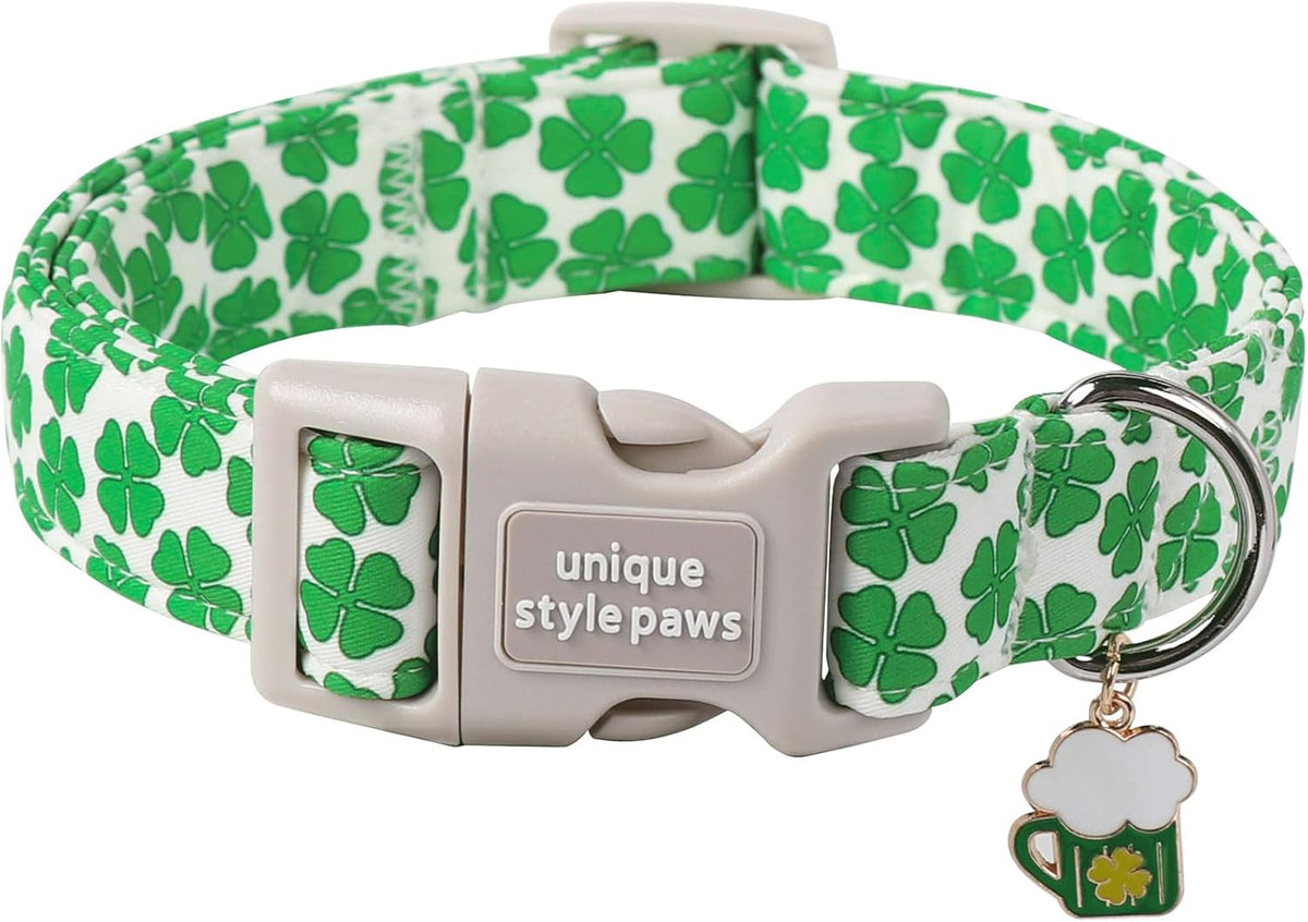 Unique Style Paws Dog Collar With Metal Buckle - Red Rose Flower Gift for Small, Medium, Large Boys Girls Dogs - Durable and Cute - Image 9