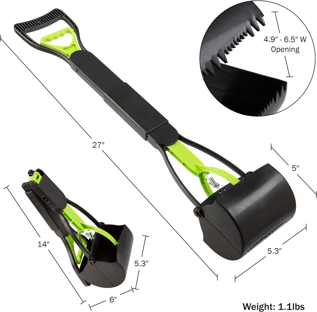 Petmaker imported pet hygiene accessory unfolded for immediate yard cleaning