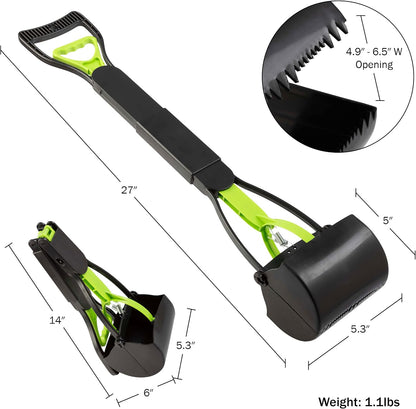 Petmaker imported pet hygiene accessory unfolded for immediate yard cleaning