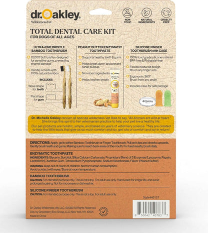 Vet-recommended dental hygiene kit for pets
