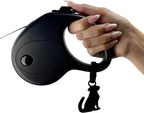 Swaggly quiet no bounce doggy bag dispenser close up view showing metal detail