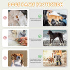 Reflective elements on Tewiwap dog booties for night safety