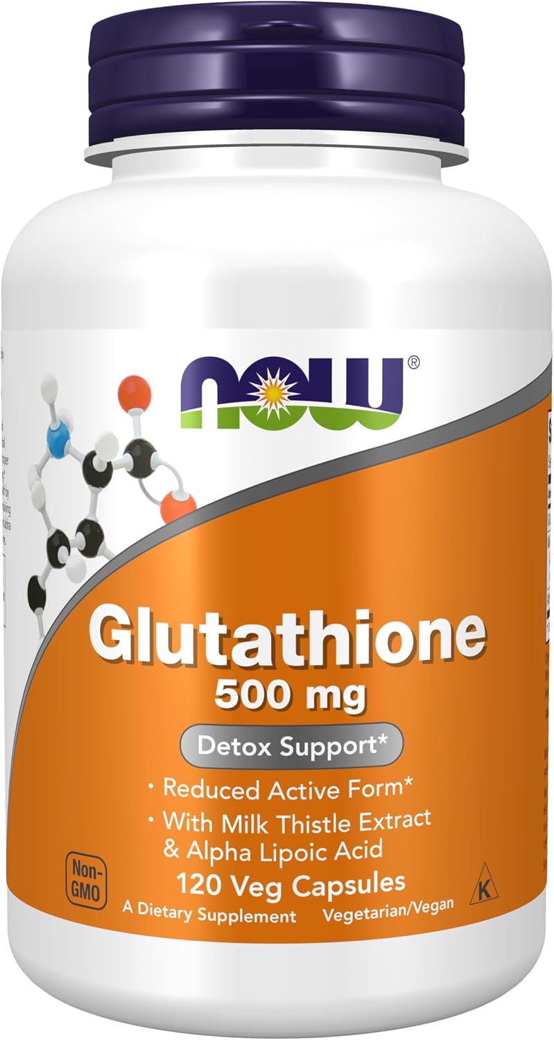 NOW Supplements, Glutathione 500 mg, Detoxification Support*, 60 Veg Caps - Image 9
