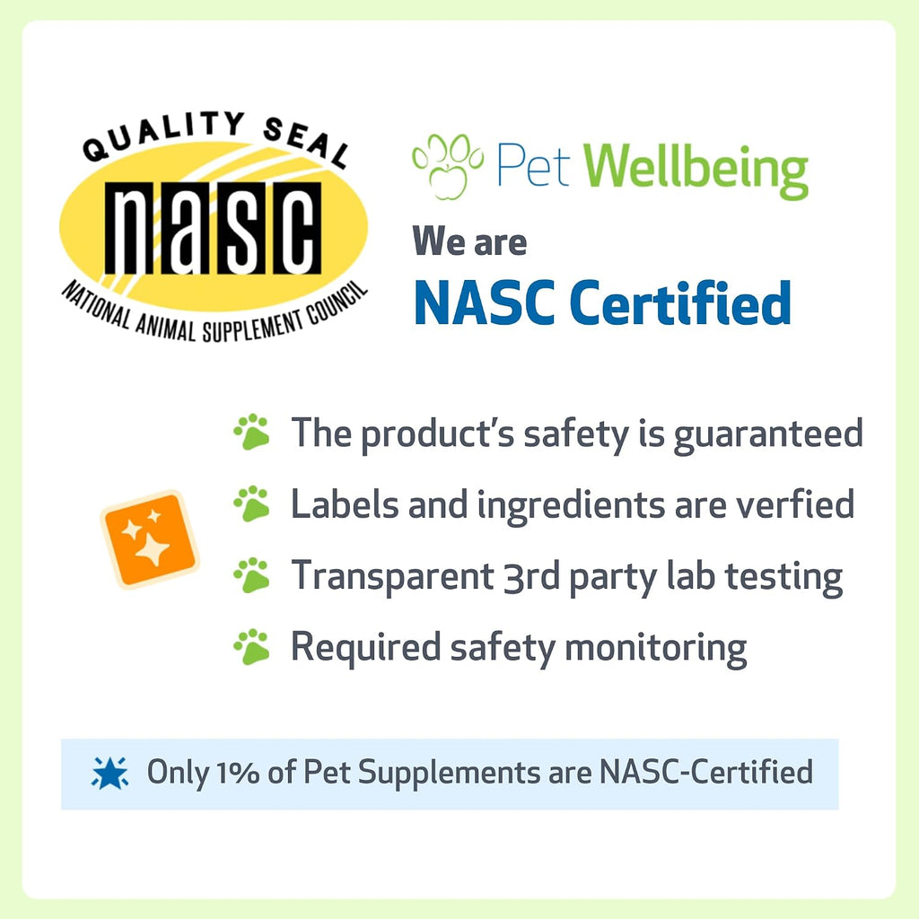 Authentic USA imported Pet Wellbeing pet health supplement liquid bottle
