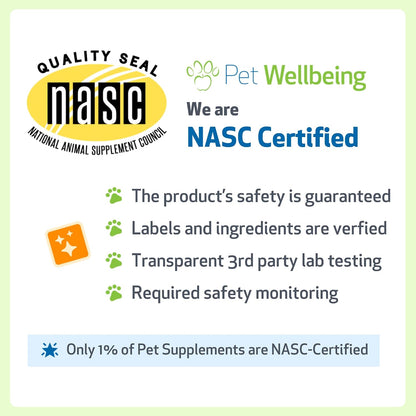 Authentic USA imported Pet Wellbeing pet health supplement liquid bottle