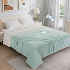 LOOBANI Waterproof Blanket for Bed: Reversible Soft Flannel Twin Bed Blanket 60" x 80", Leakproof Throw Spill-Proof Dog Pet Blanket for Couch Cover, Movie Time, Camping, Travel, Grey - Image 15