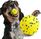 Kimee Dog Balls Tennis Ball Toys Dog Toys for Aggressive Chewers Durable Teething Chew Toys Water Toy Fetch Ball for Large Medium Small Dog and Puppies (4 Balls) - Image 10