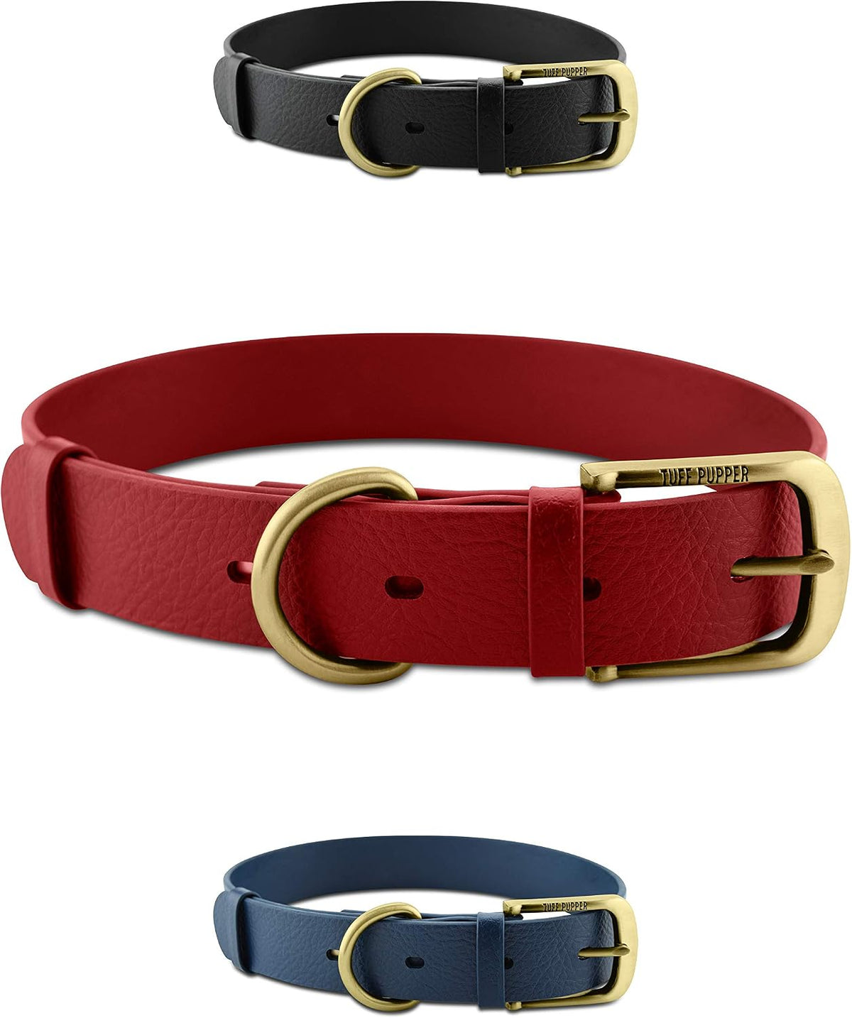Tuff Pupper Classic Heavy Duty Dog Collar | 10x Stronger Than Leather | 100% Waterproof & Odor Proof Dog Collar | Tough Rust-Proof All Metal Hardware - Image 12