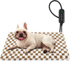 MIXJOY Heated Cat Bed, 11 Adjustable Temperature Cat Heating Pad Indoor with Timer, Pet Heating Pads for Cats Dogs, Electric Dog Heating Pad with Washable Cover, Heated Pet bed-18''x16'', Small - Image 10