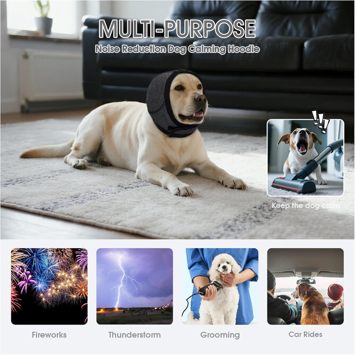 Water resistant pet ear muffs for grooming and swimming protection