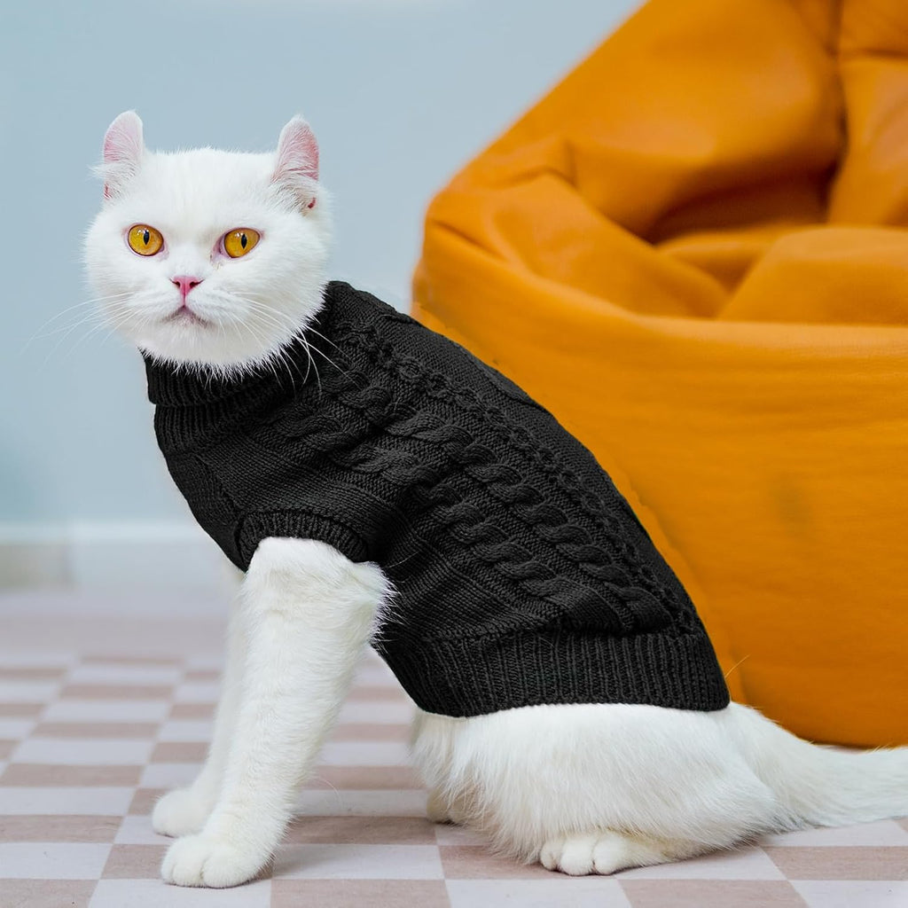 Comfortable breathable kitten winter coat for indoor outdoor walking